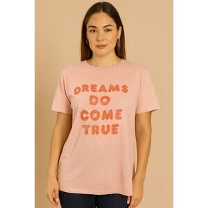 NWT bando dreams really do come true sleep shirt ultra soft light pink lounge S